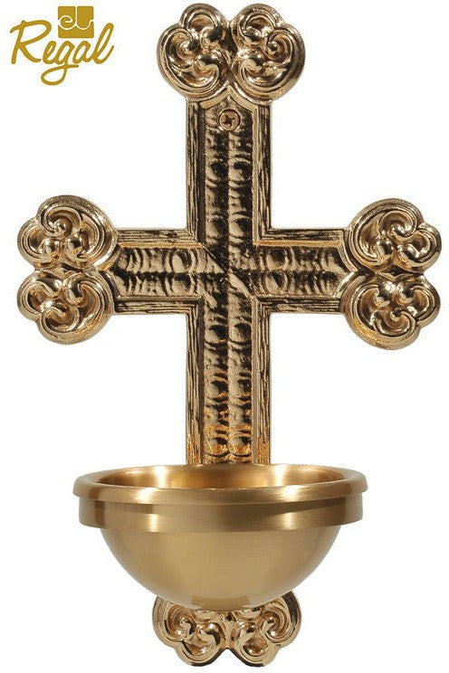 Holy Water Font - QF97HWF25-Church Life-Empire Bronze-3" Bowl-Michigan Church Supply