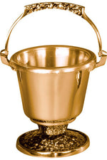 Holy Water Font with Sprinkler-JL362-29-Church Life-Progressive Bronze-High Polish-Michigan Church Supply