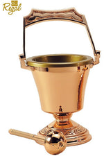 Holy Water Pot - QF99PS40-Church Life-Empire Bronze-Satin-Michigan Church Supply