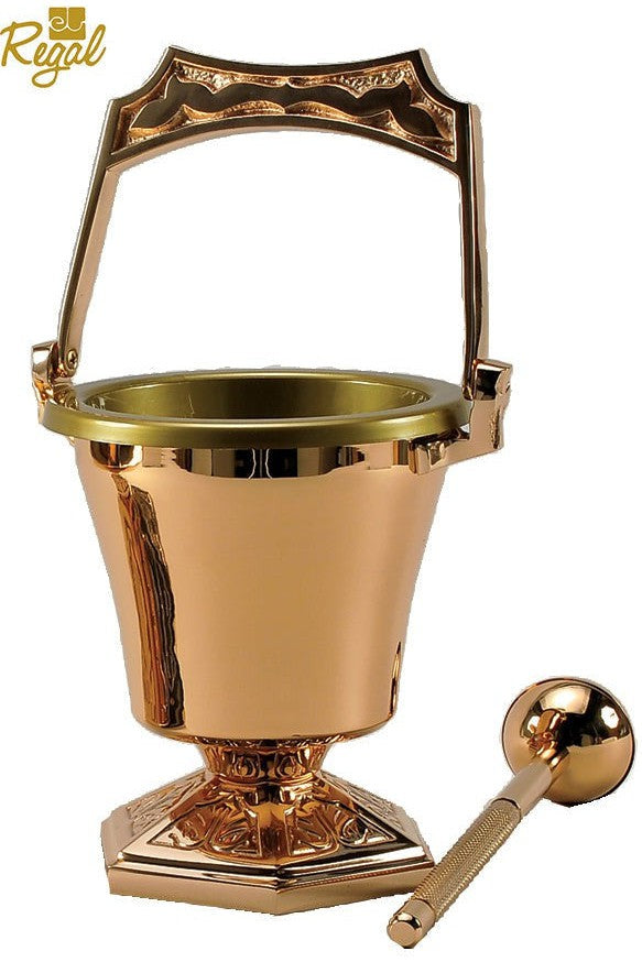 Holy Water Pot - QF99PS42-Church Life-Empire Bronze-Satin-Michigan Church Supply