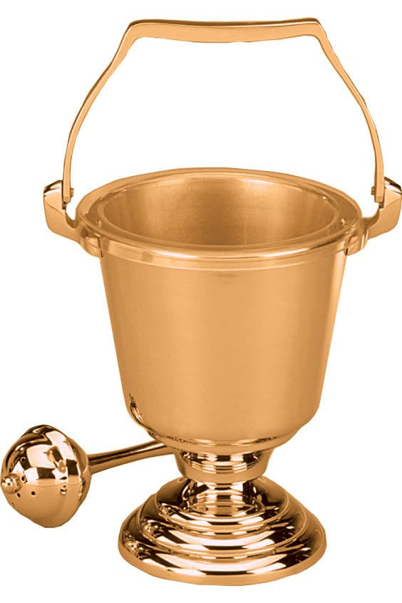 Holy Water Pot with Sprinkler-JL444-29-Church Life-Progressive Bronze-Michigan Church Supply