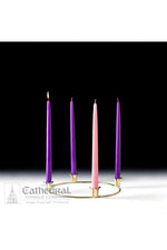 Home Advent Complete Set - 3 Purple, 1 Rose - GG82752001-Inspirational Gifts-Cathedral Candle-Michigan Church Supply