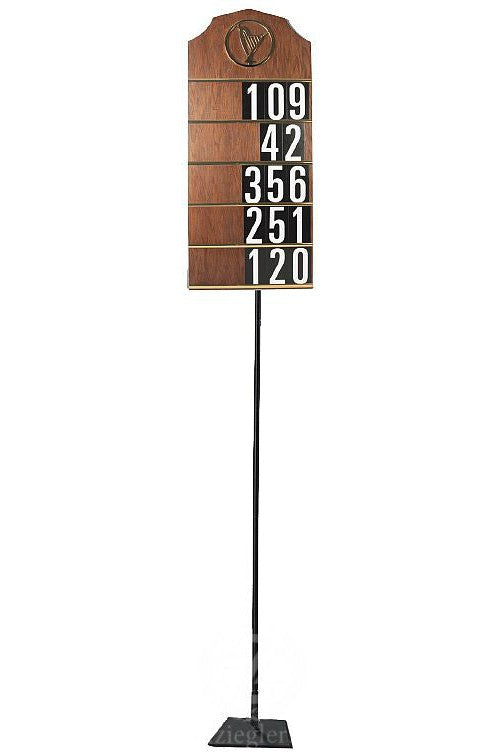 Hymn Board with Stand-Church Life-MCS-DO-With Black Stand-Michigan Church Supply