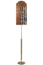 Hymn Board with Stand-Church Life-MCS-DO-With Brass Stand-Michigan Church Supply