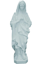 Immaculate Heart of Mary WJSA3265C-Inspirational Gifts-Space Age Plastics-White-Michigan Church Supply