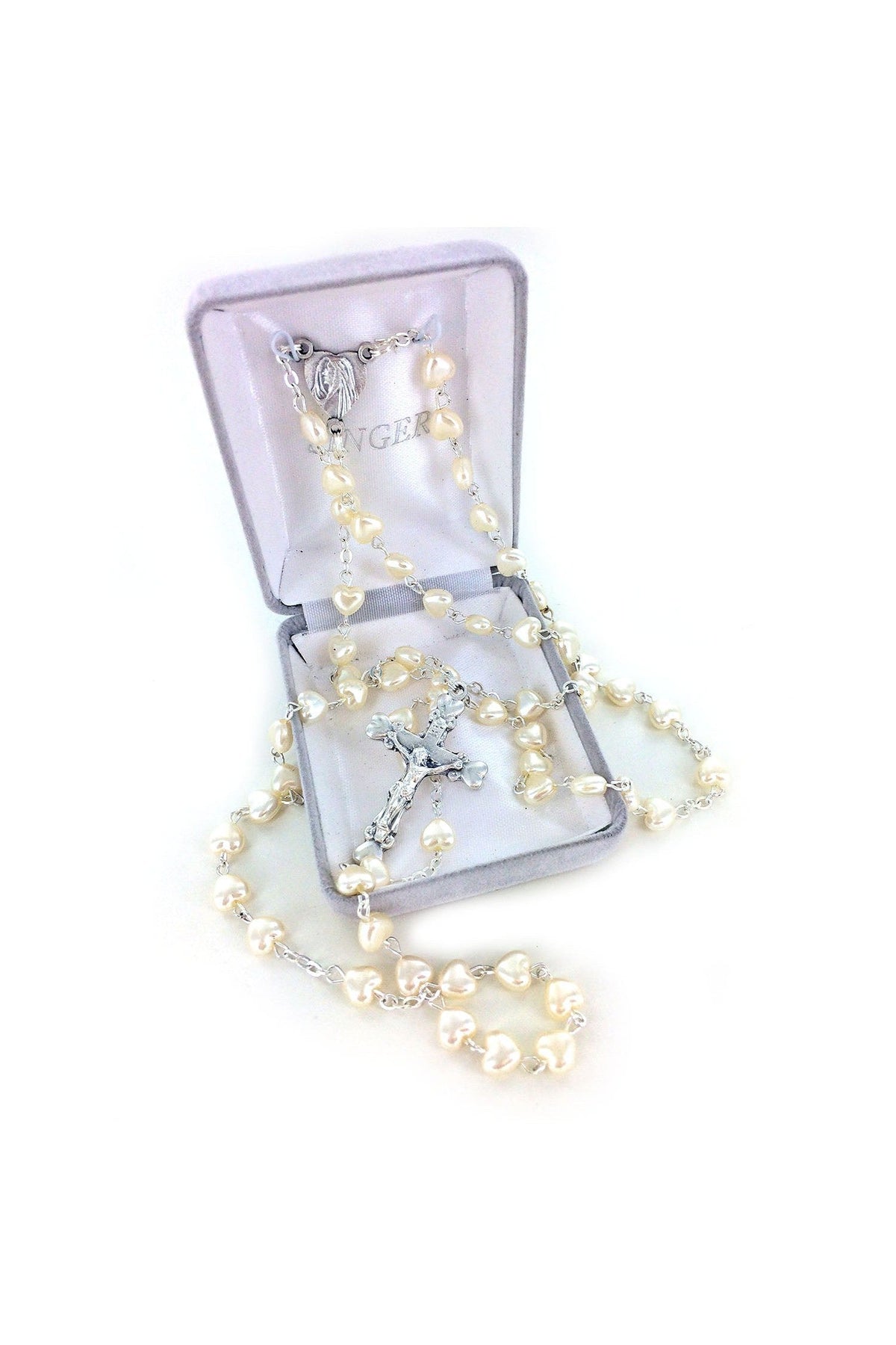 Immitation Pearl Rosary - WOSR3997JC-Inspirational Gifts-Singer-Michigan Church Supply