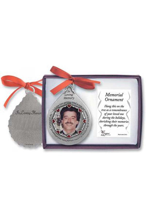 In Loving Memory Frame Ornament - GECO751-Inspirational Gifts-Cathedral Art Medal and CA Gifts-Michigan Church Supply