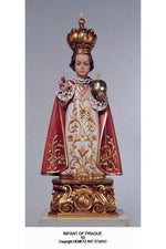 Infant of Prague - HD10-Church Life-Demetz-Linden Wood 36"-Michigan Church Supply