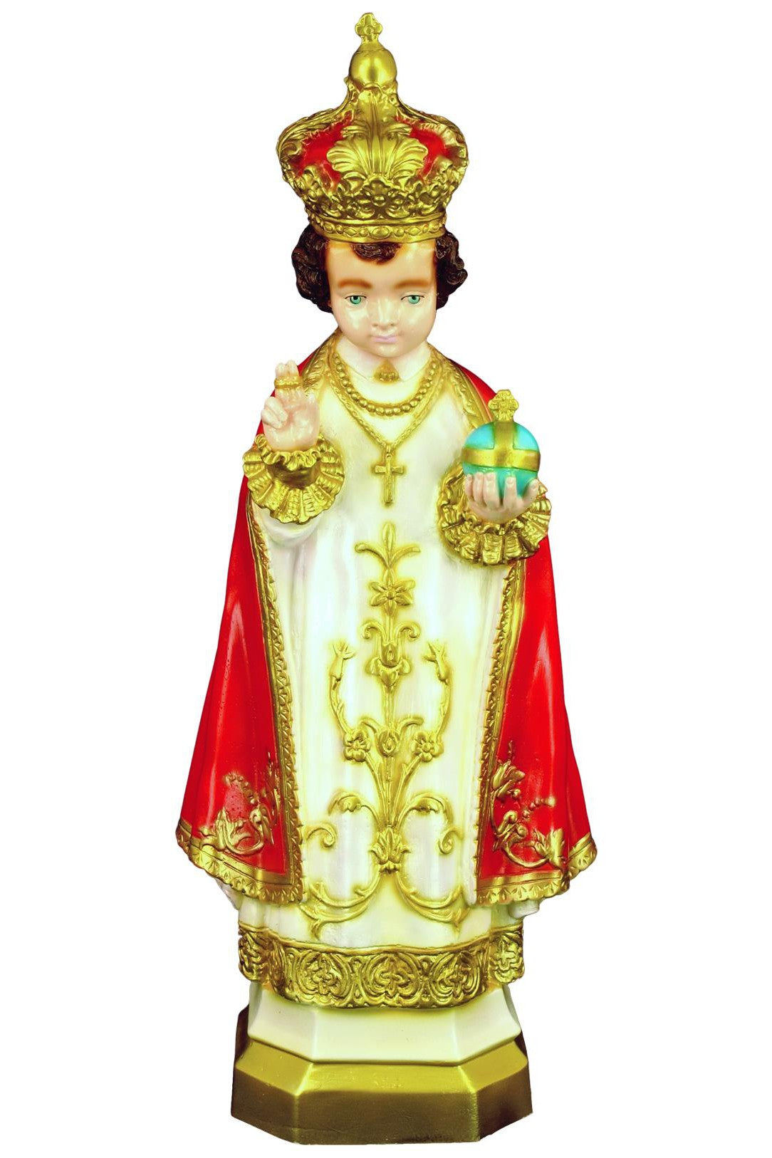 Infant of Prague WJSA2455C-Inspirational Gifts-Space Age Plastics-Colored-Michigan Church Supply