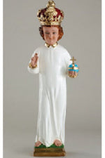 Infant of Prague w/Plaster Crown - LA1724-Inspirational Gifts-RELIGIOUS ART INC-8"-Michigan Church Supply