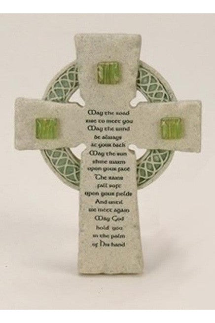 Irish Faithstone Cross - LI47711-1-Inspirational Gifts-Roman, Inc-Michigan Church Supply