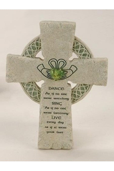 Irish Faithstone Cross - LI47711-2-Inspirational Gifts-Roman, Inc-Michigan Church Supply