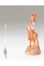 Jacob Fisherman W/ Pole Fontanini 5"- LI52583-Inspirational Gifts-Fontanini-Michigan Church Supply