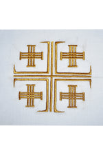 Jerusalem Cross Mass Linens - SL3021-Church Life-Beau Veste-Set-Michigan Church Supply