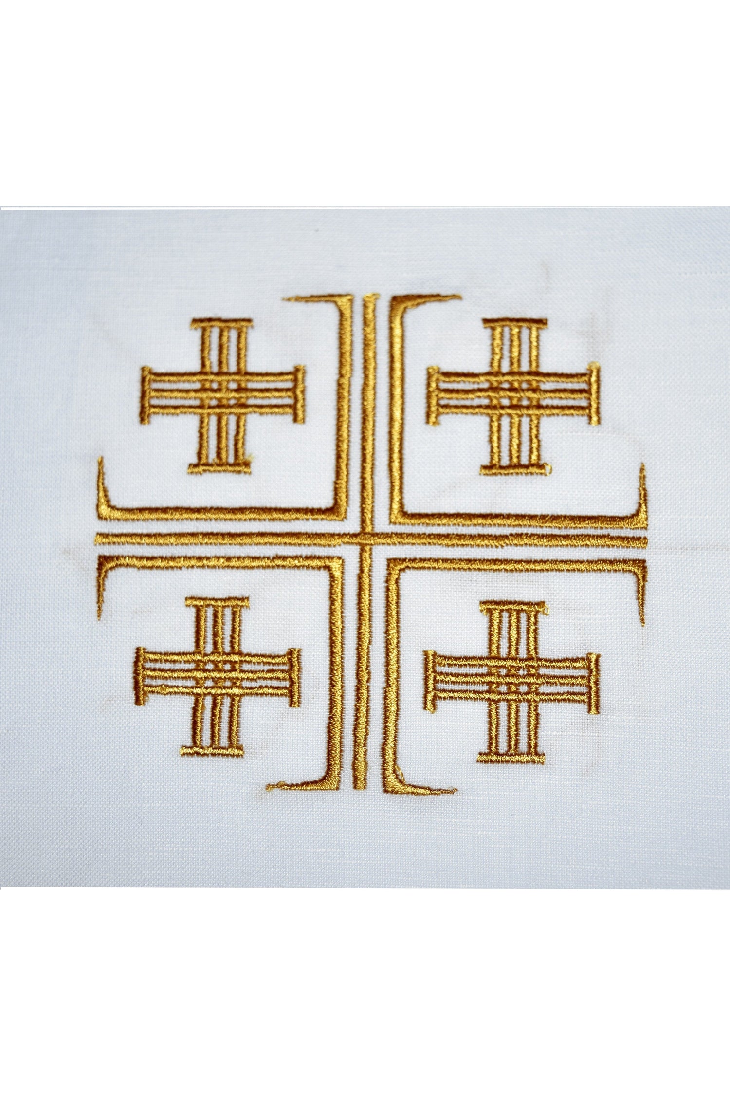 Jerusalem Cross Mass Linens - SL3021-Church Life-Beau Veste-Set-Michigan Church Supply