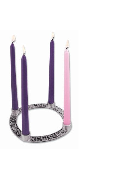 Jesse Tree Advent Wreath set - GEAD118-Inspirational Gifts-Cathedral Art Medal and CA Gifts-Michigan Church Supply