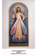 Jesus Divine Mercy - High Relief - HD10049A-Church Life-Demetz-24"-Michigan Church Supply