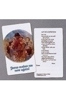 Jesus Makes Me New Prayer Card - Style 43701-Inspirational Gifts-Roman, Inc-Michigan Church Supply