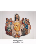 Jesus with Apostles with Tabernacle - HD5017-Church Life-Demetz-Michigan Church Supply