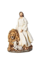 Jesus with Lion and Lamb - LI600403-Inspirational Gifts-Roman, Inc-Michigan Church Supply