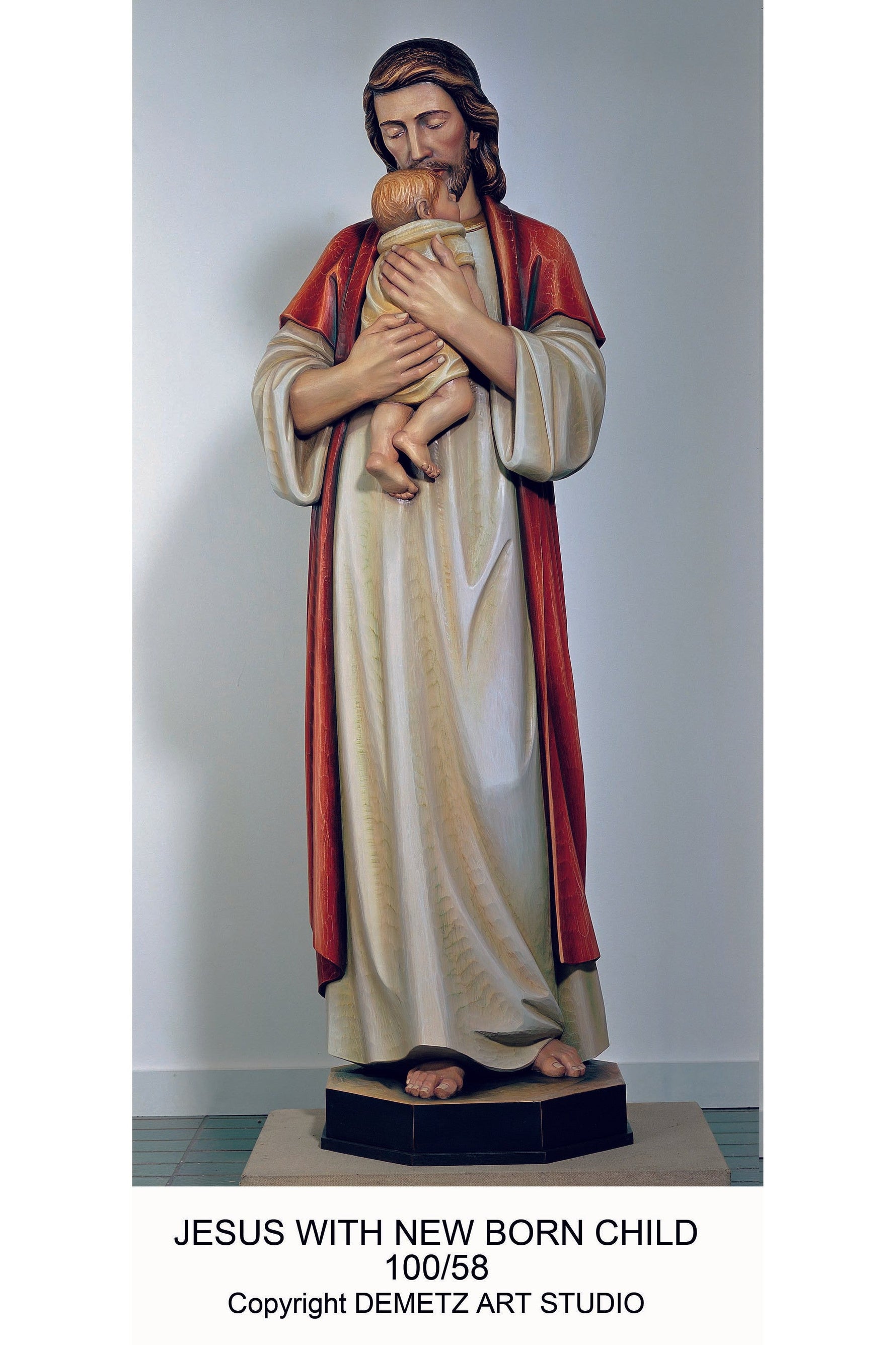 Jesus with New Born Child - HD10058-Church Life-Demetz-Michigan Church Supply