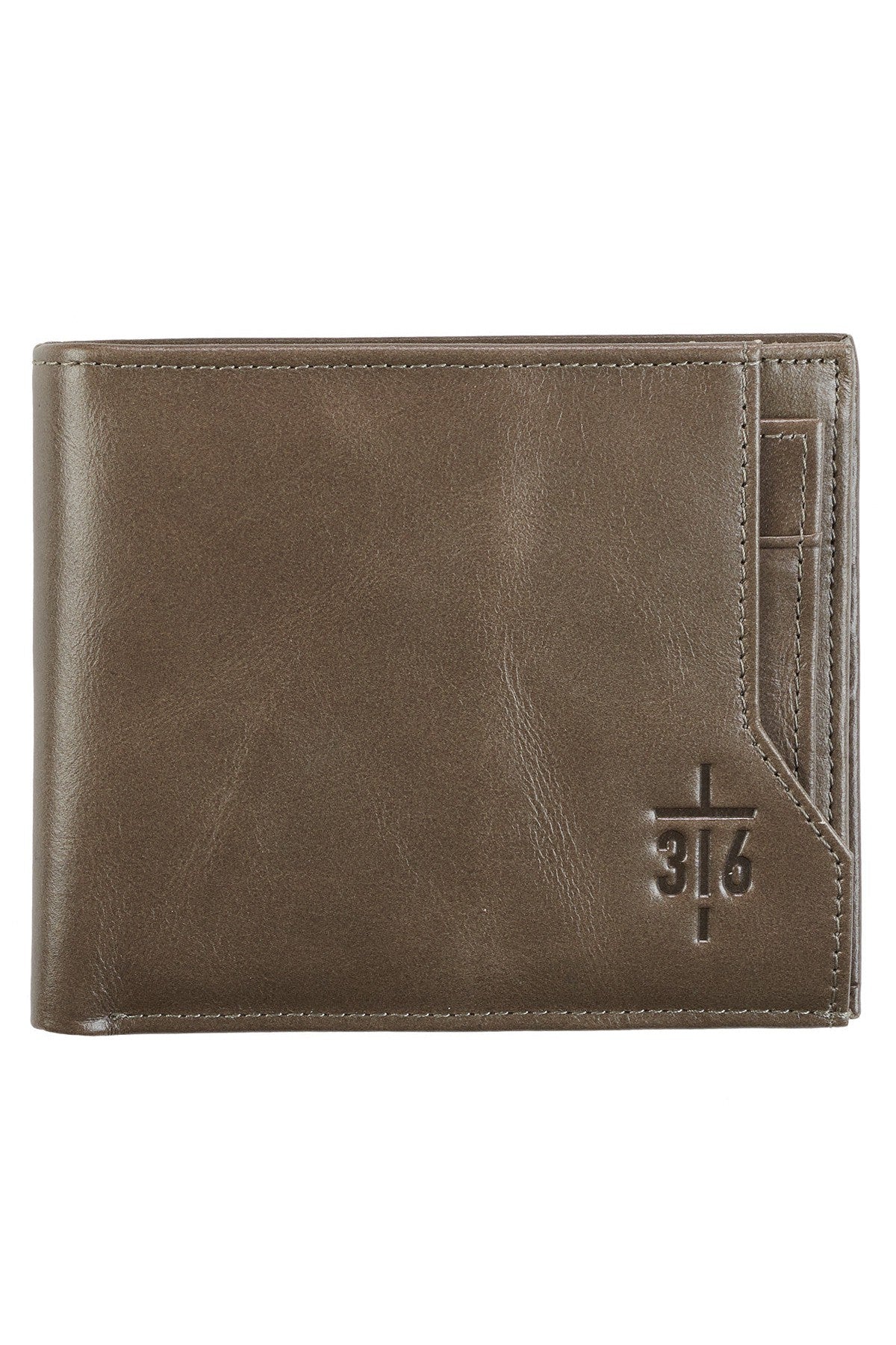 John 3:16 Cross Leather Wallet - GCWT129-Inspirational Gifts-Christian Art Gifts-Michigan Church Supply