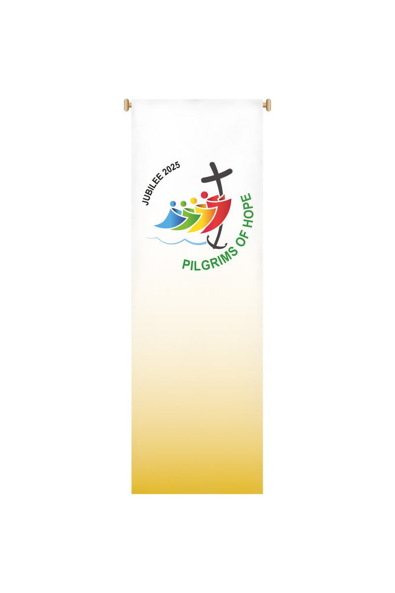 Jubilee Banner White - WN7672BN-Church Life-Art Studio Slabbinck-Michigan Church Supply