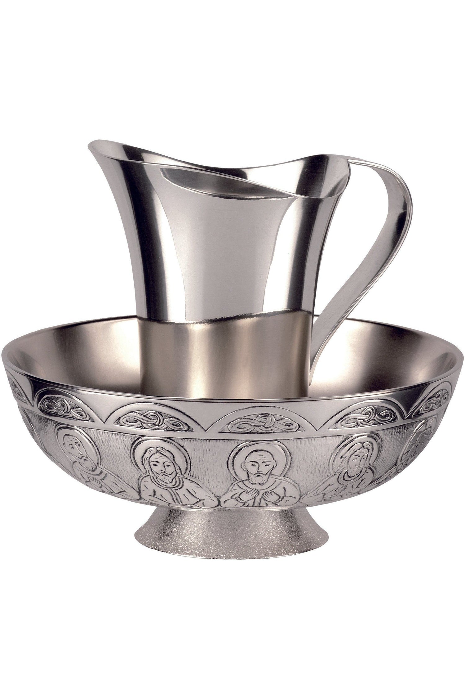 Jug and Basin-EW5050-L-Church Life-Molina/Artistic Silver-Brass Silver Plated-Michigan Church Supply