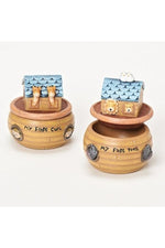 Keepsake Set-Noah's Ark-Baby's First Tooth & First Curl- AH186384-Inspirational Gifts-Anchor Distributors-Michigan Church Supply