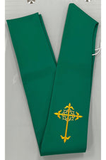 Kelly Green Overlay Stole - SL2023STOLEKG-Church Life-Beau Veste-Michigan Church Supply