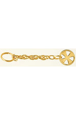 Key Chain - MIK136-Church Life-Koley-24k Gold Plated-Michigan Church Supply