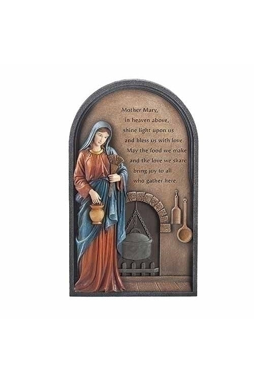 Kitchen Madonna Wall Plaque - LI601012-Inspirational Gifts-Roman, Inc-Michigan Church Supply