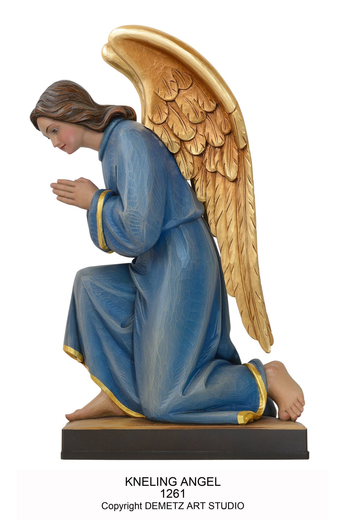 Kneeling Angel - HD1261-Church Life-Demetz-22"-Michigan Church Supply