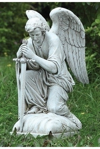 Kneeling Male Angel - LI40007-Inspirational Gifts-Roman, Inc-Michigan Church Supply