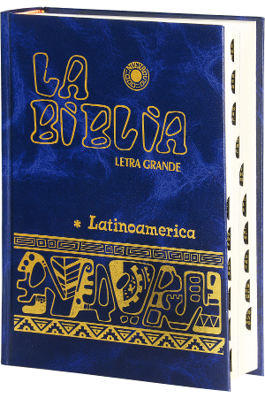 La Biblia Lationamerica Indexed - Blue/Azul - UK010004(I)-Inspirational Gifts-Ministerio-Michigan Church Supply