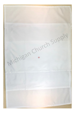 Large Corporal - UT74 - UT74L or UT74K - choose red/white cross or plain no cross-Church Life-Abbey Brand-L-55% Linen/45% Cotton-Red-Michigan Church Supply