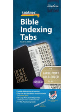 Large Print Bible Indexing Tabs - BT58335-Inspirational Gifts-Spring Arbor-Michigan Church Supply