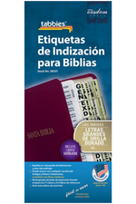 Large Print Spanish Bible Indexing Tabs - 9789900493372-Inspirational Gifts-Spring Arbor-Michigan Church Supply