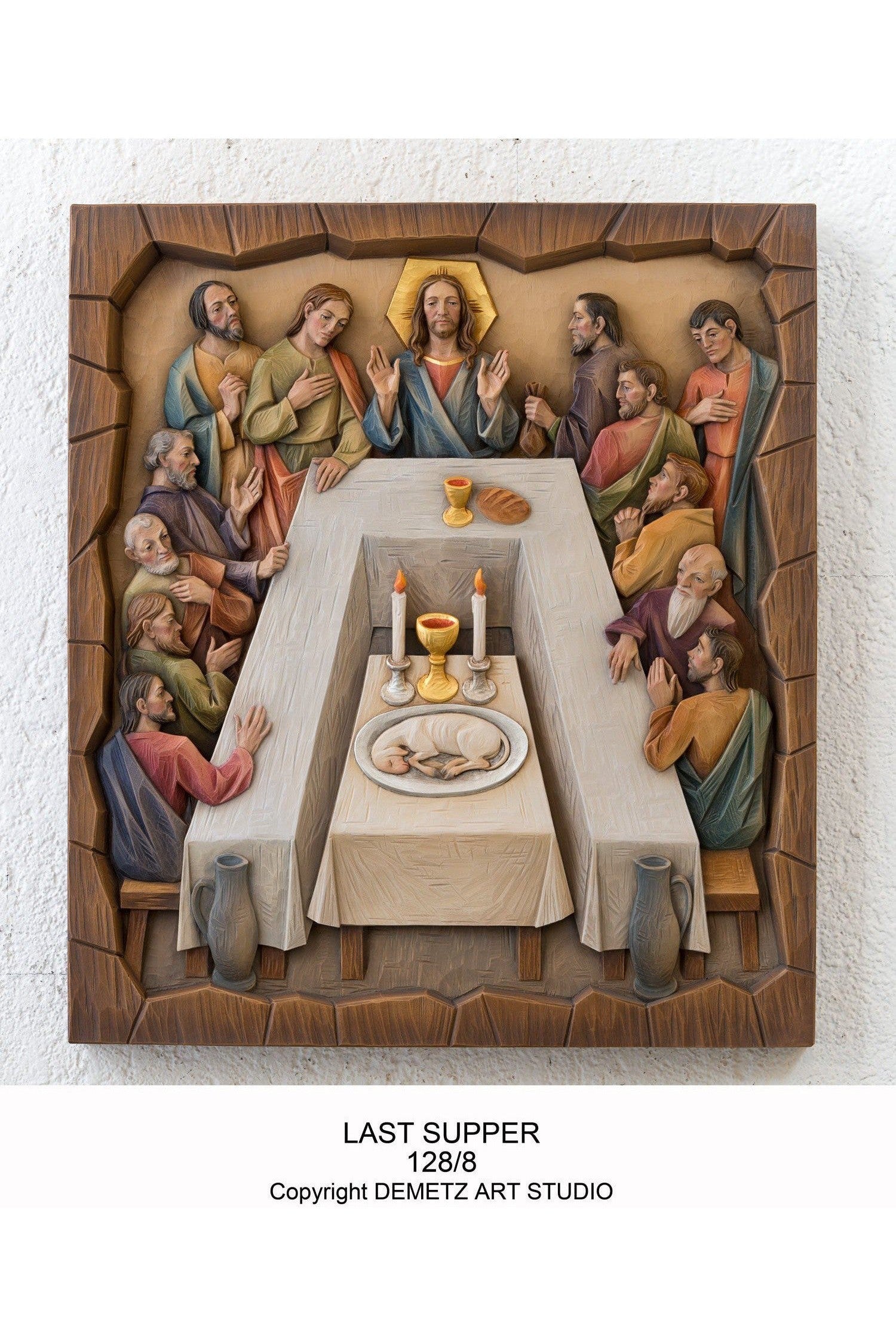 Last Supper - HD1288-Church Life-Demetz-Michigan Church Supply