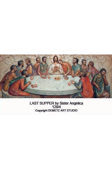 Last Supper by Sister Angelica - HD1284-Church Life-Demetz-Michigan Church Supply