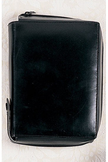 Leather Zippered Book Cover - UO9777-Inspirational Gifts-MDS-Michigan Church Supply