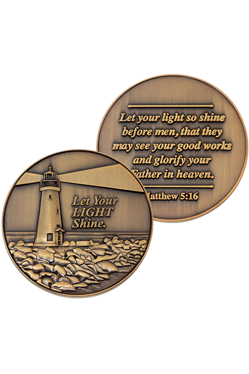 Let Your Light Shine Coins - FRCOIN41-4-Inspirational Gifts-Logos Trading Post-Michigan Church Supply