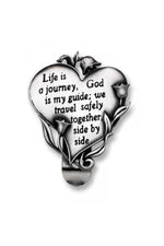 Life is a Journey Visor Clip - GEKVC324-Inspirational Gifts-Cathedral Art Medal and CA Gifts-Michigan Church Supply