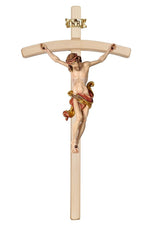 Light Leonardo Crucifix with Red Colored Cloth - MX704000HR-Inspirational Gifts,Church Life-Pema-5" - 11"-Michigan Church Supply