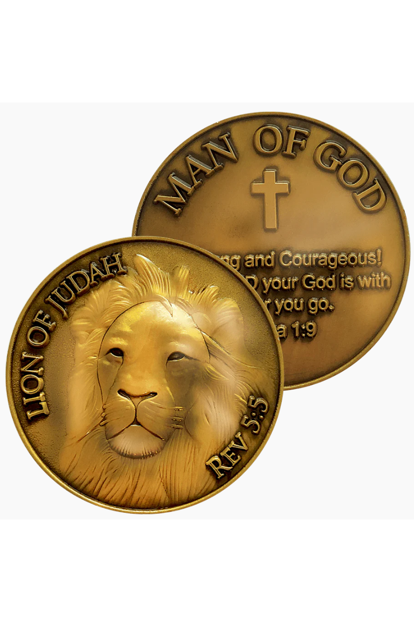 Lion of Judah Coins - FRCOIN02-4-Inspirational Gifts-Logos Trading Post-Michigan Church Supply