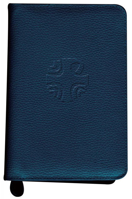 Liturgy of the Hours Leather Zipper Case Blue - GF40110LC-Church Life-Catholic Book Publishing Corp-Michigan Church Supply