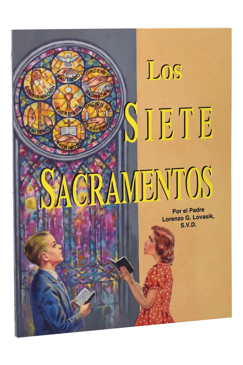 Los Siete Sacramentos - GF462S-Inspirational Gifts-Catholic Book Publishing Corp-Michigan Church Supply