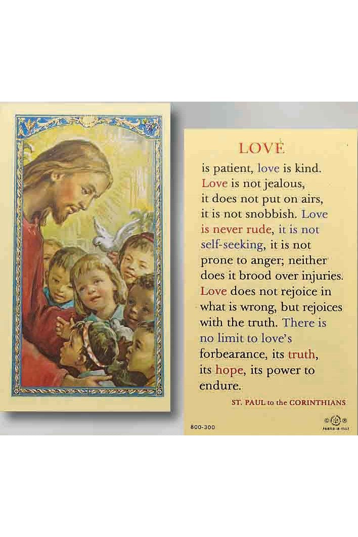 Love - I Corinthians - TA800300-Inspirational Gifts-Hirten-Michigan Church Supply