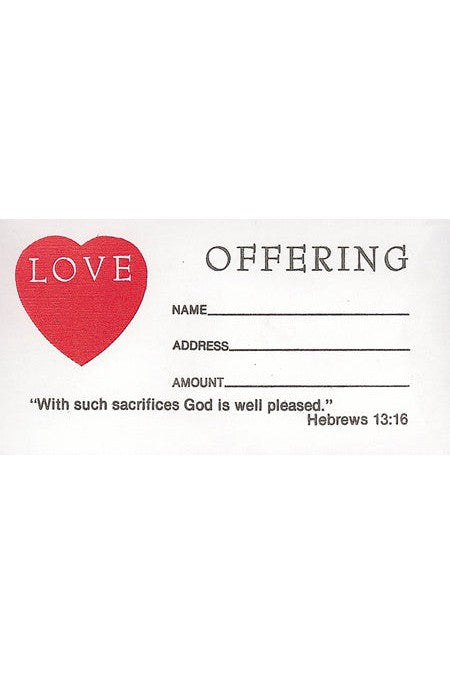 Love Offering Envelopes - MA07549-Church Life-BROADMAN & HOLMAN-Michigan Church Supply