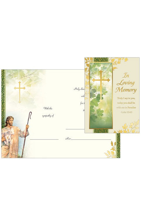 Luke 23:43 Paradise Mass Cards 50/bx - FQME473-Church Life-Barton Cotton-Michigan Church Supply